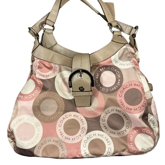 Coach Y2K Iconic Vintage Snaphead Sateen Hobo Stylish Shoulder Bag